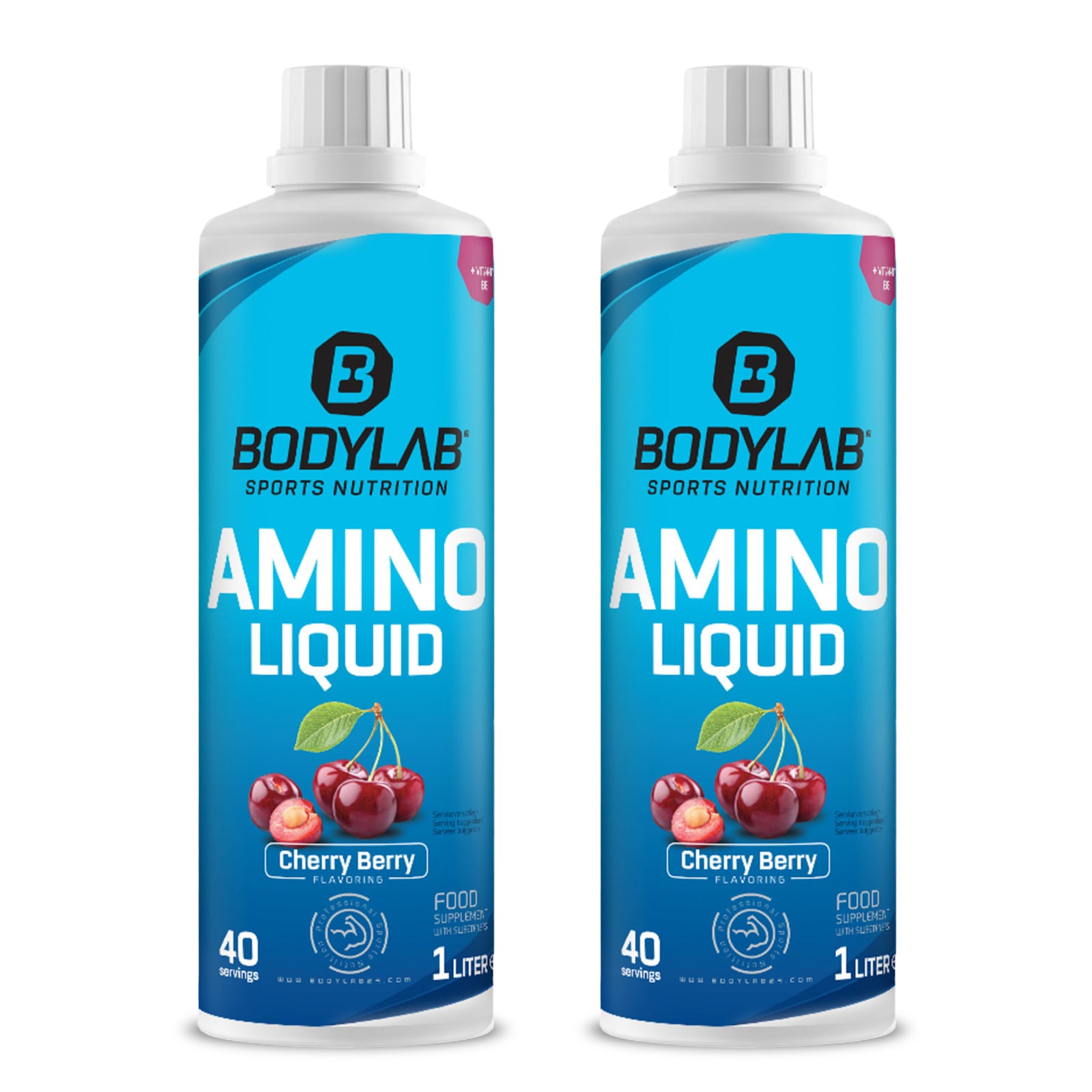 2 x Amino Liquid Cherry Berry (1000ml)